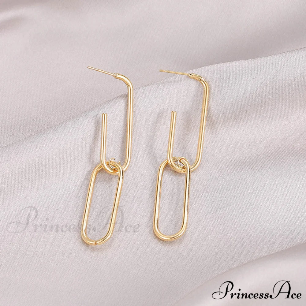 New Arrival Exagerate Double U Shape Earrings - Image 3