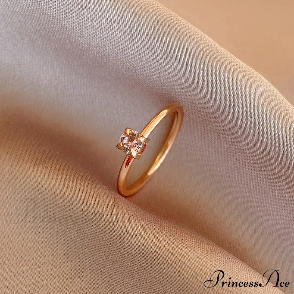 Shining Colorful Zircon Custom Closed Rings - Image 11