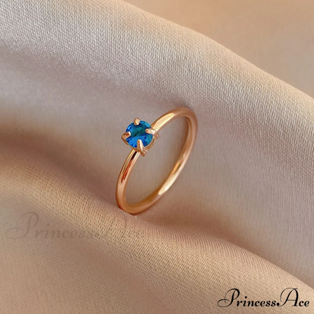 Shining Colorful Zircon Custom Closed Rings - Image 14