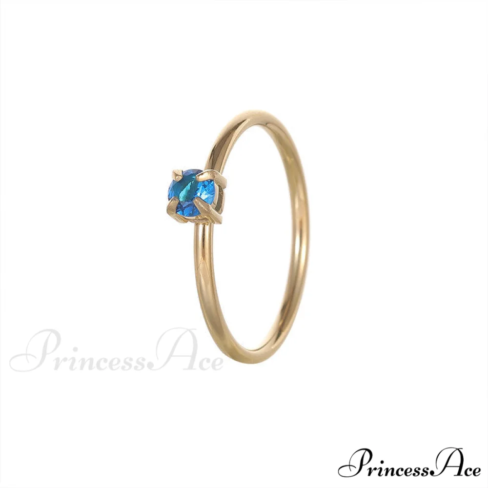 Shining Colorful Zircon Custom Closed Rings - Image 5
