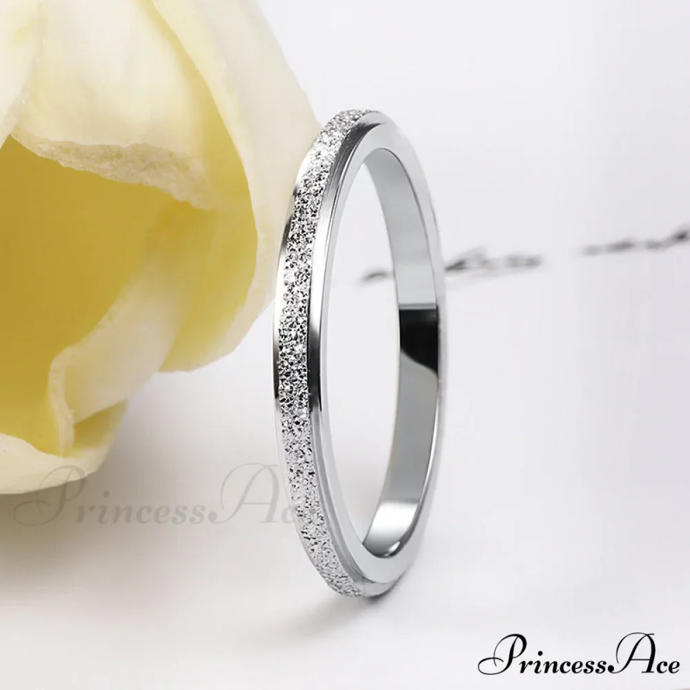 Titanium Steel Minimalist Simple Closed Rings - Image 3