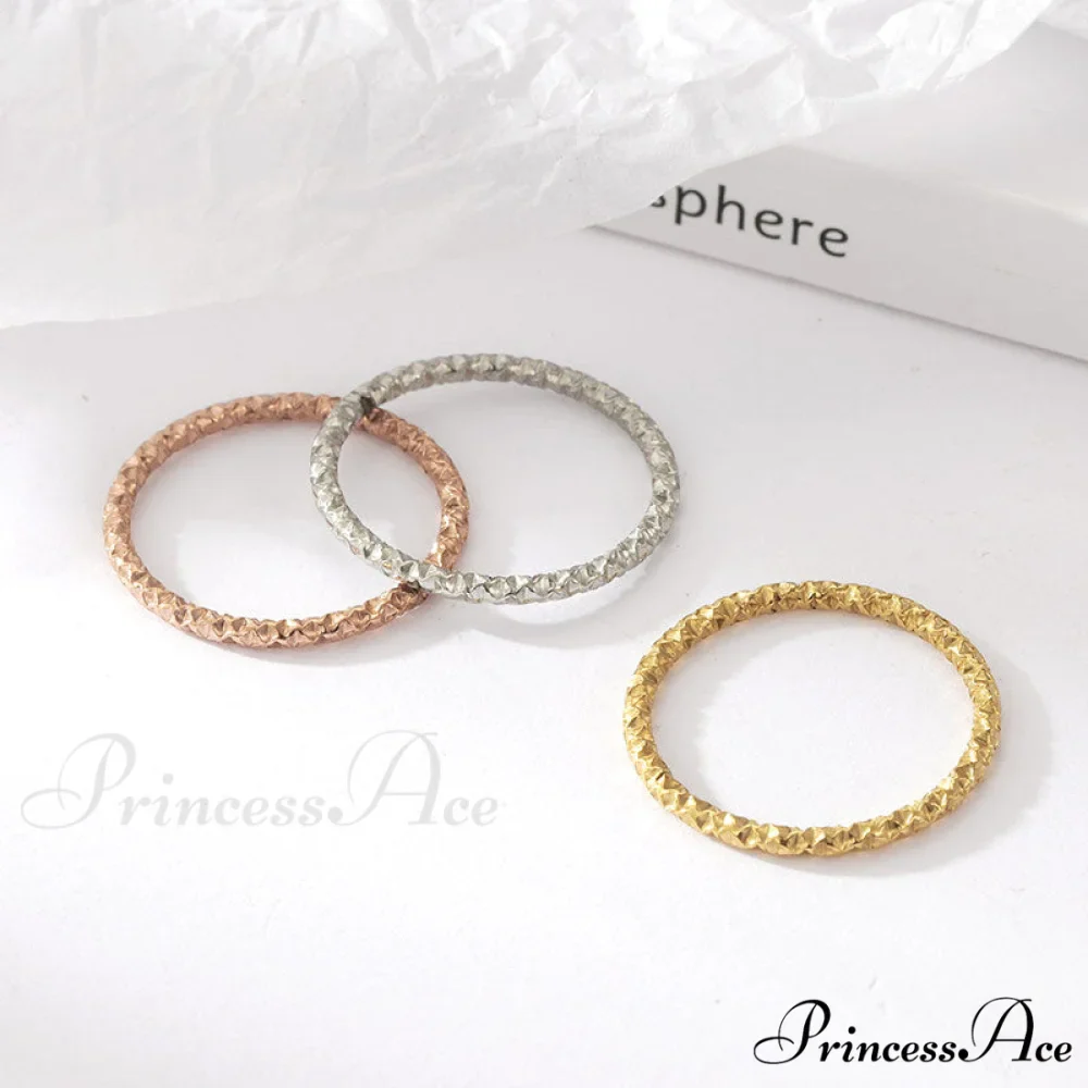 Custom Design Simple Three Pcs A Set Rings - Image 2
