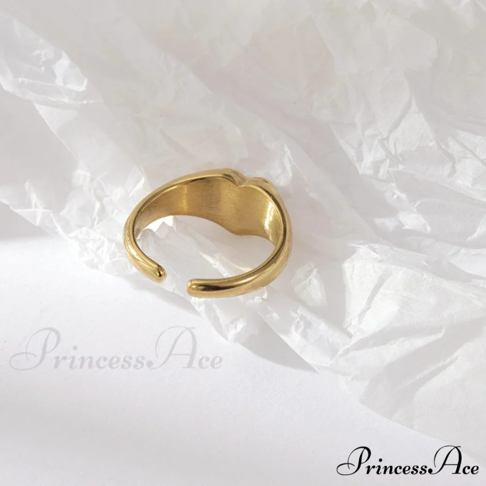 Titanium Steel Fashion Romantic Heart Rings - Image 3