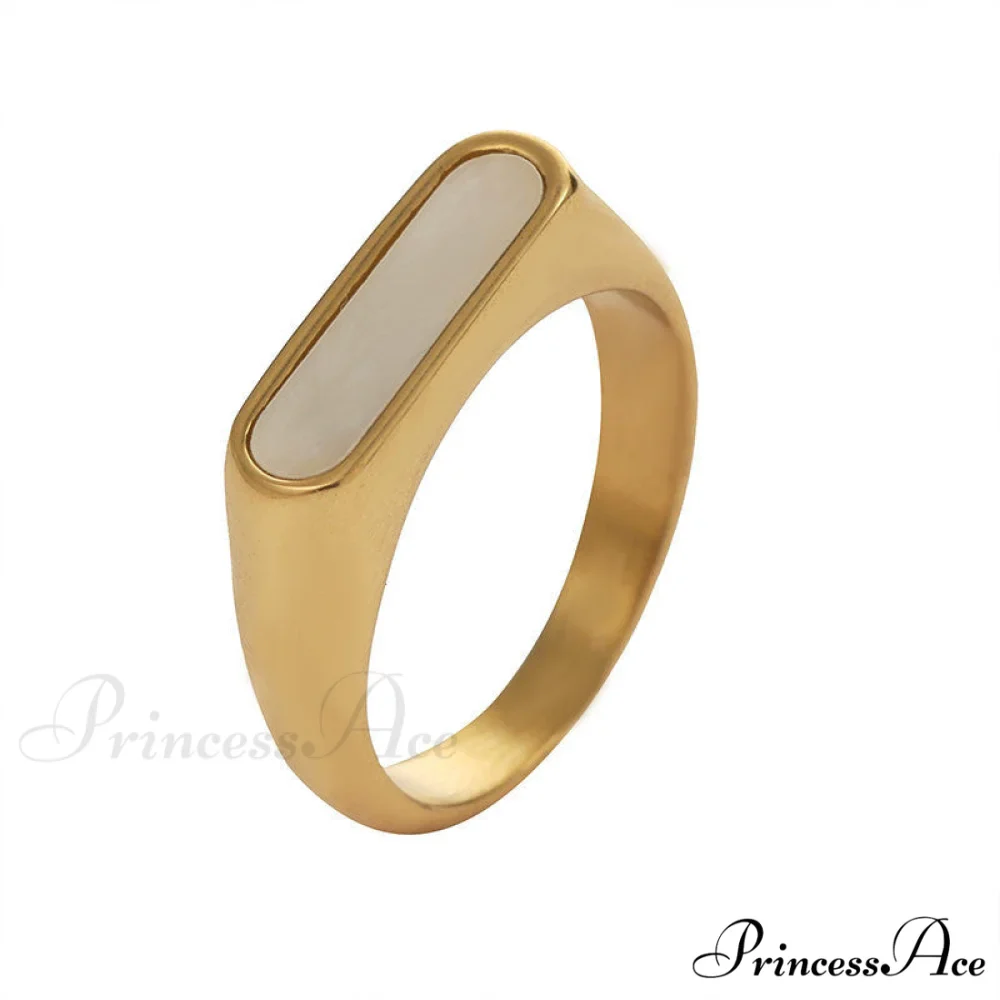 Retro Style Stainless Steel Colorful Opal Rings - Image 5