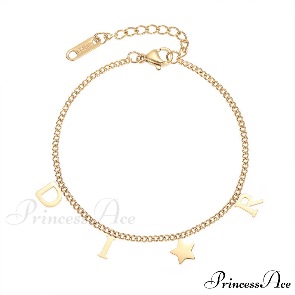 Creative Letter Pendant Bracelet - Image 5