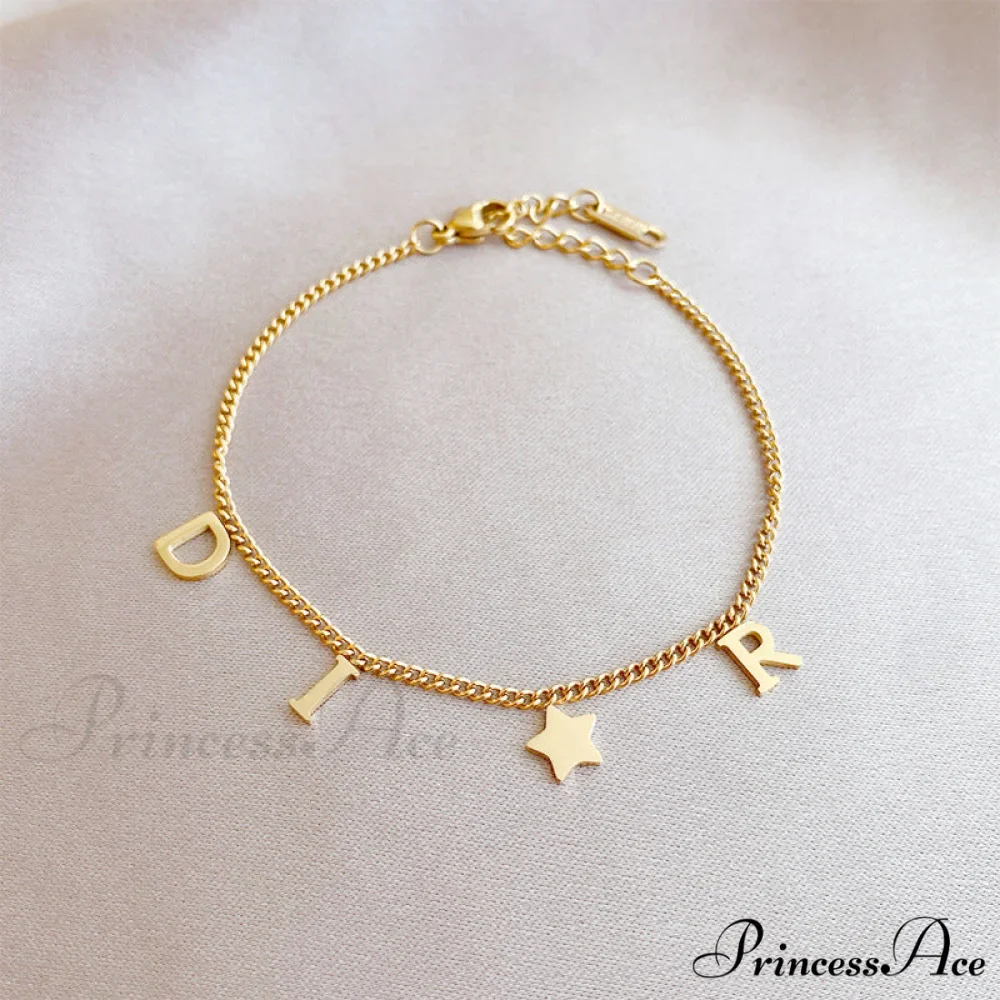 Creative Letter Pendant Bracelet - Image 8