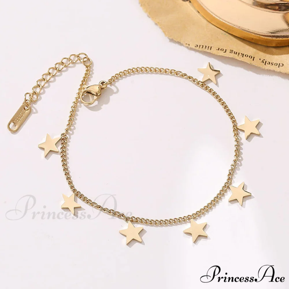Custom Cute Mini Star Pendant Bracelet - Image 3