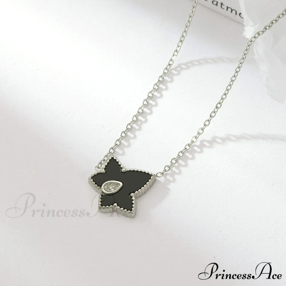 Retro Personalized Pentagonal Heart Clavicle Necklace - Image 11