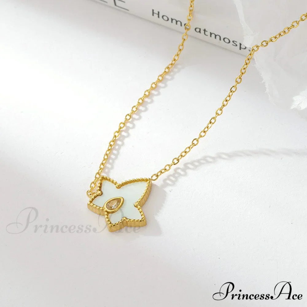Retro Personalized Pentagonal Heart Clavicle Necklace - Image 6