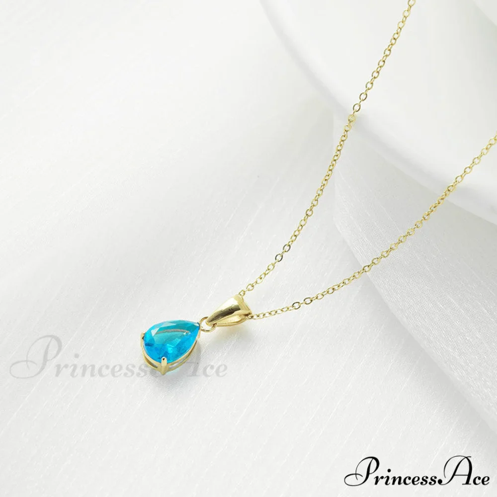 Simple Fashion Stainless Steel Water Drop Pendant Necklace - Image 10