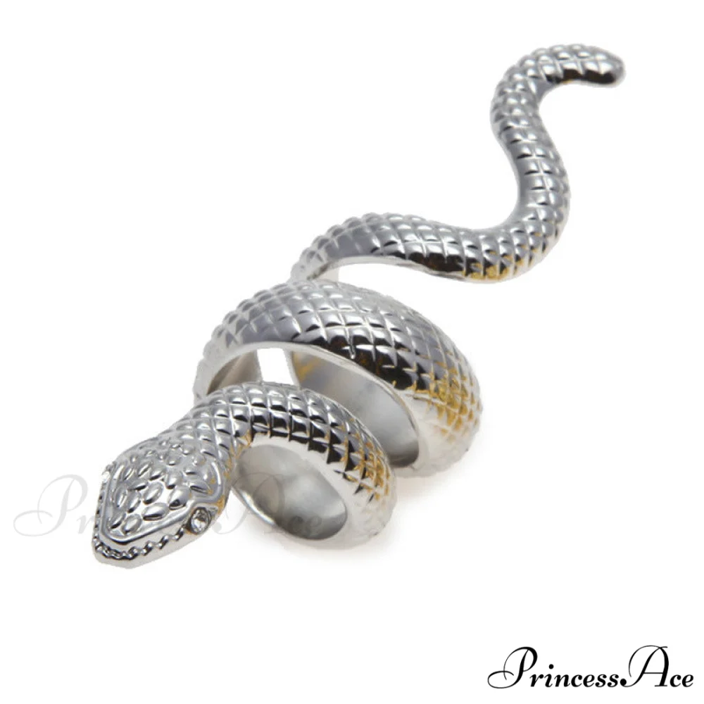 Stylish Exaggerated Metal Snake Ring - Image 3