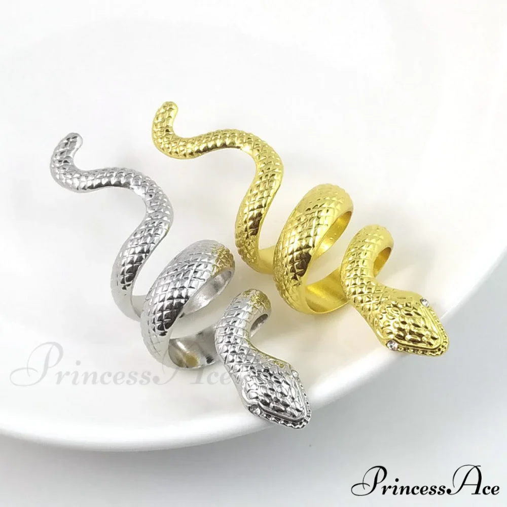 Stylish Exaggerated Metal Snake Ring - Image 6