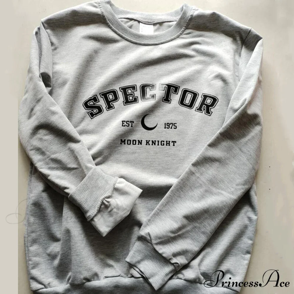 Moon Knight Print Sweatshirt Graphic Pullover - Image 6