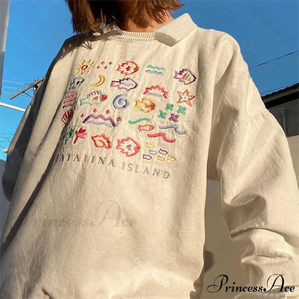 Mini Cute Colorful Graphic Cotton Hoody Pullover - Image 2
