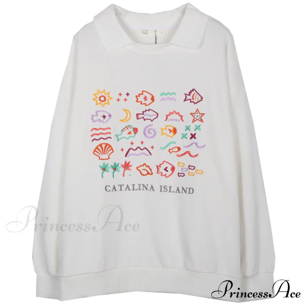 Mini Cute Colorful Graphic Cotton Hoody Pullover - Image 5