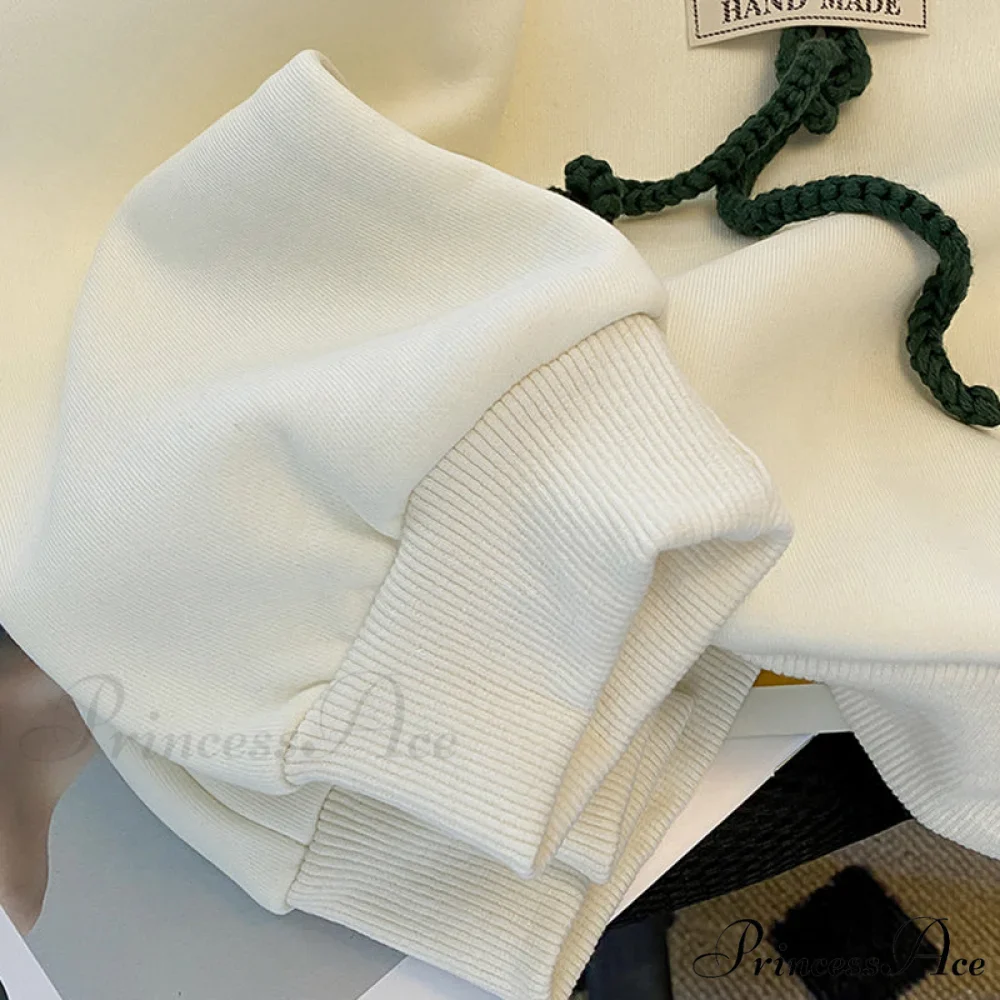 Beautiful Tulip Flower Knitted Hoody Pullover - Image 6