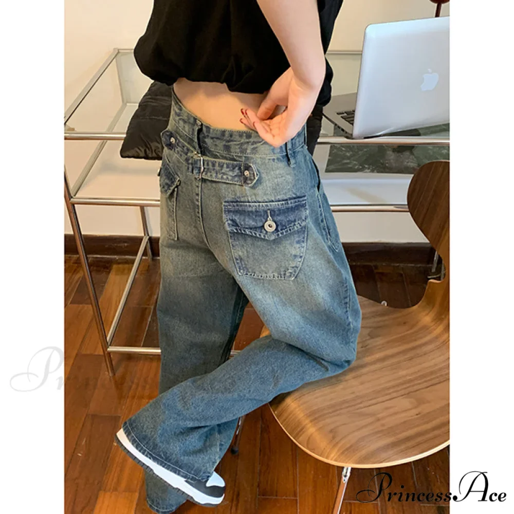 Hip Hop Baggy Wide Leg Jeans - Image 3