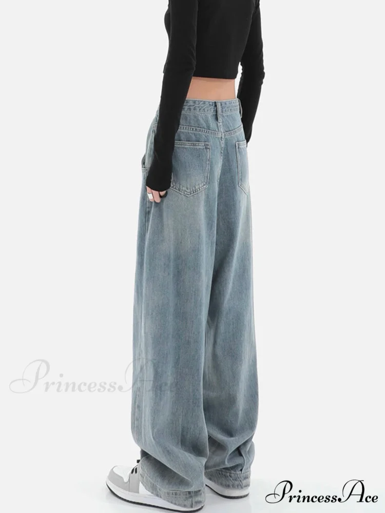 Fashion Loose All-match Wide Jeans - Image 2
