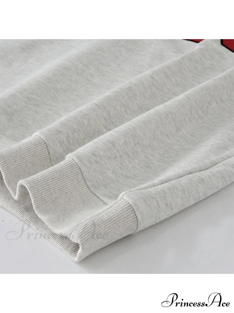 Vintage Lapel Long Sleeve Hoody Pullovers - Image 3