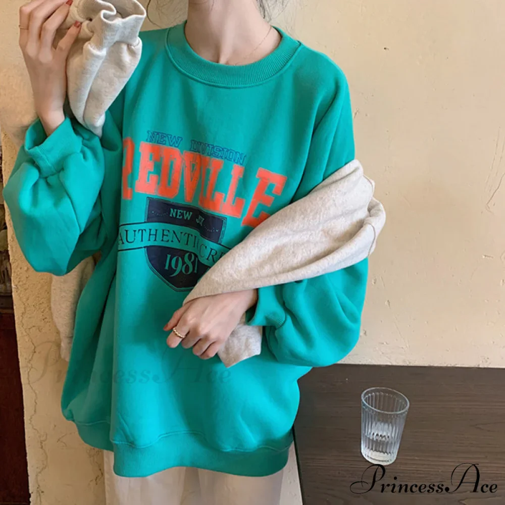 Crewneck Fashion Oversize Hoody Pullover - Image 5