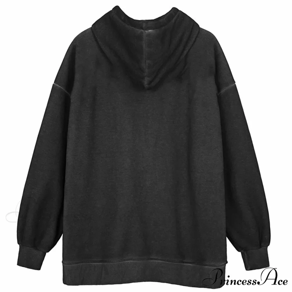 Angel Dark Print Streetwear Hoody Jacket - Image 4