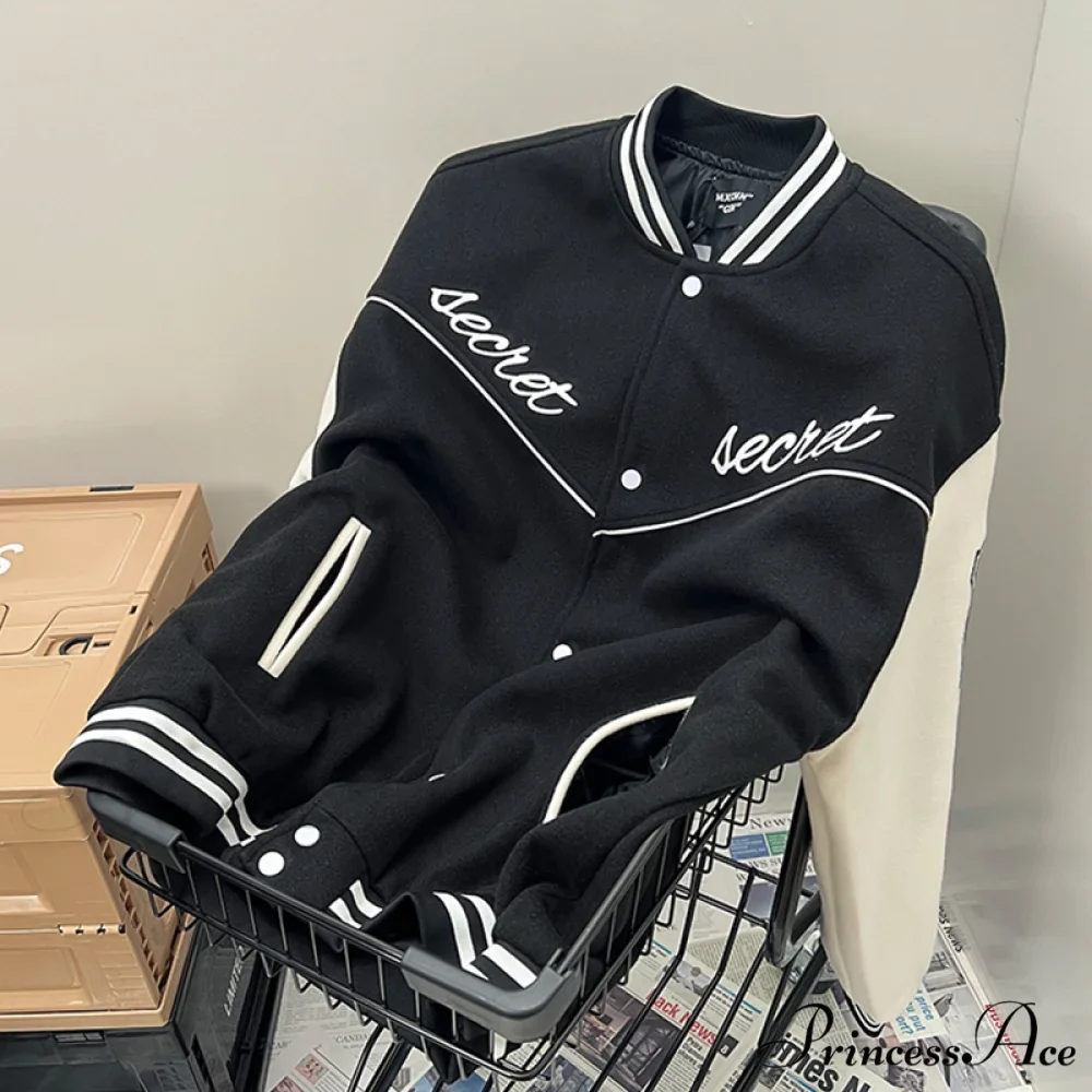 Streetwear Baseball Uniform Jacket - Image 4