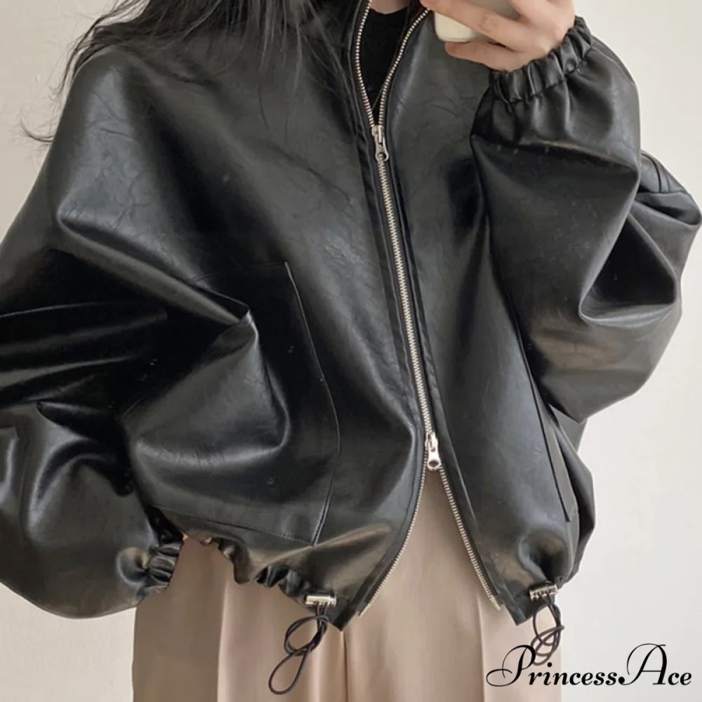 Hip Hop Personalized PU Leather Jacket - Image 5
