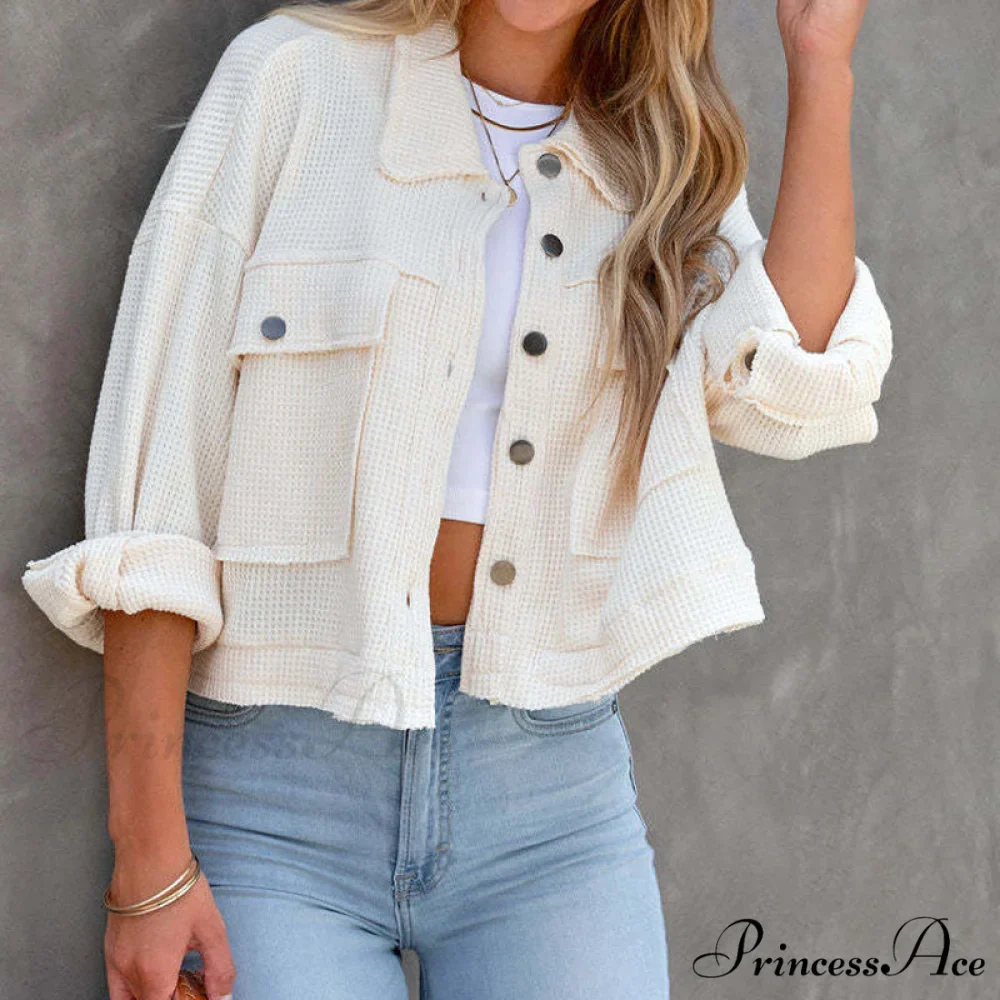 Simple Casual Mini Short Jacket - Image 4
