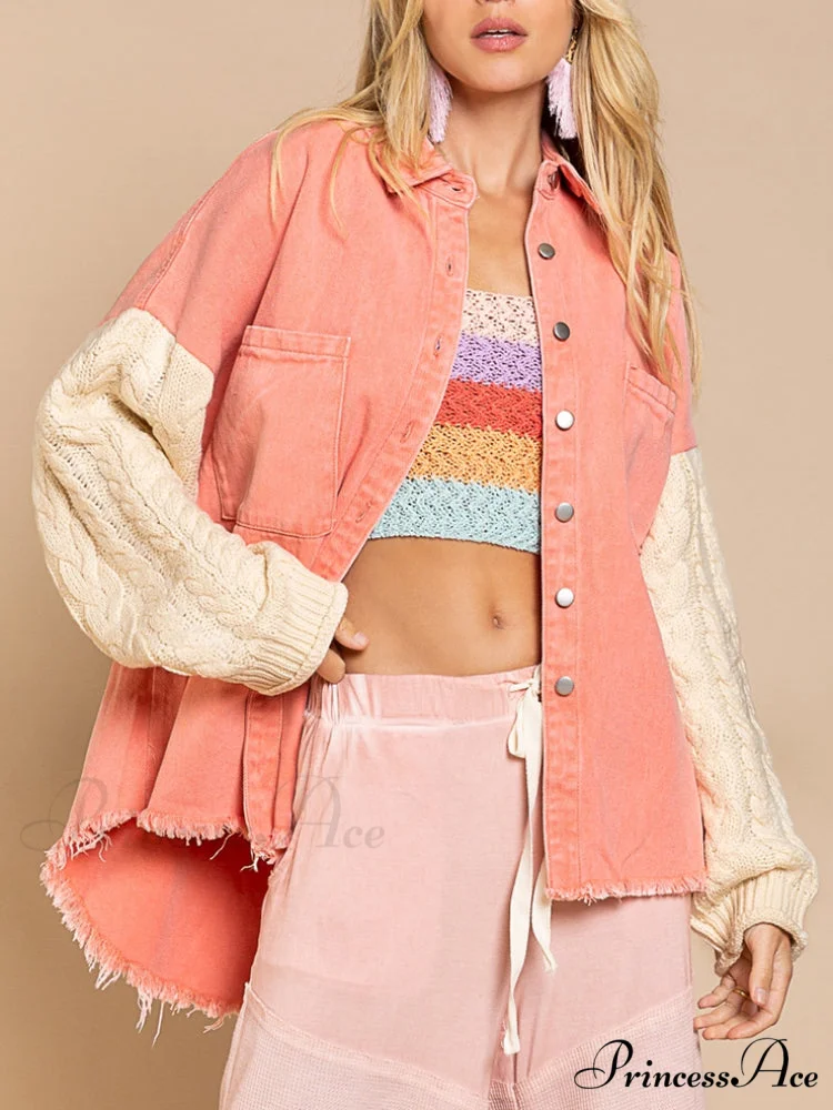 Fashion Patchwork Denim Jacket - Image 10