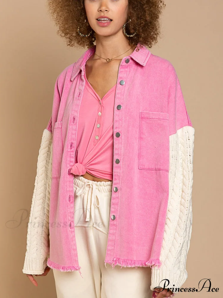 Fashion Patchwork Denim Jacket - Image 11