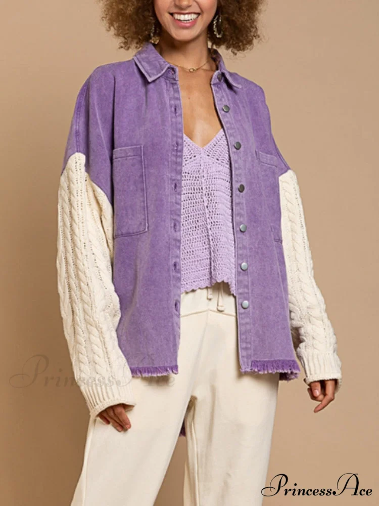 Fashion Patchwork Denim Jacket - Image 12