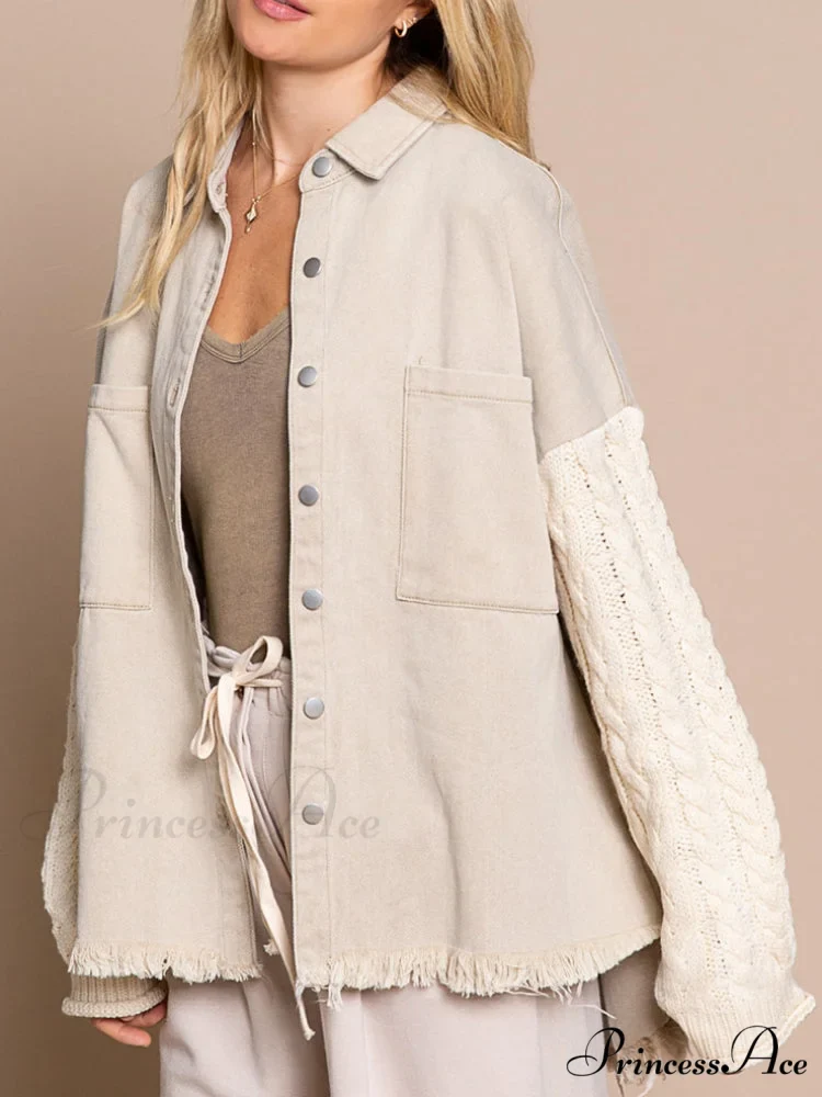 Fashion Patchwork Denim Jacket - Image 3