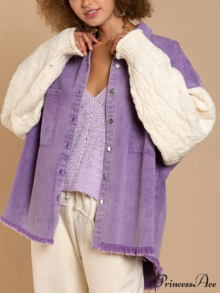 Fashion Patchwork Denim Jacket - Image 4