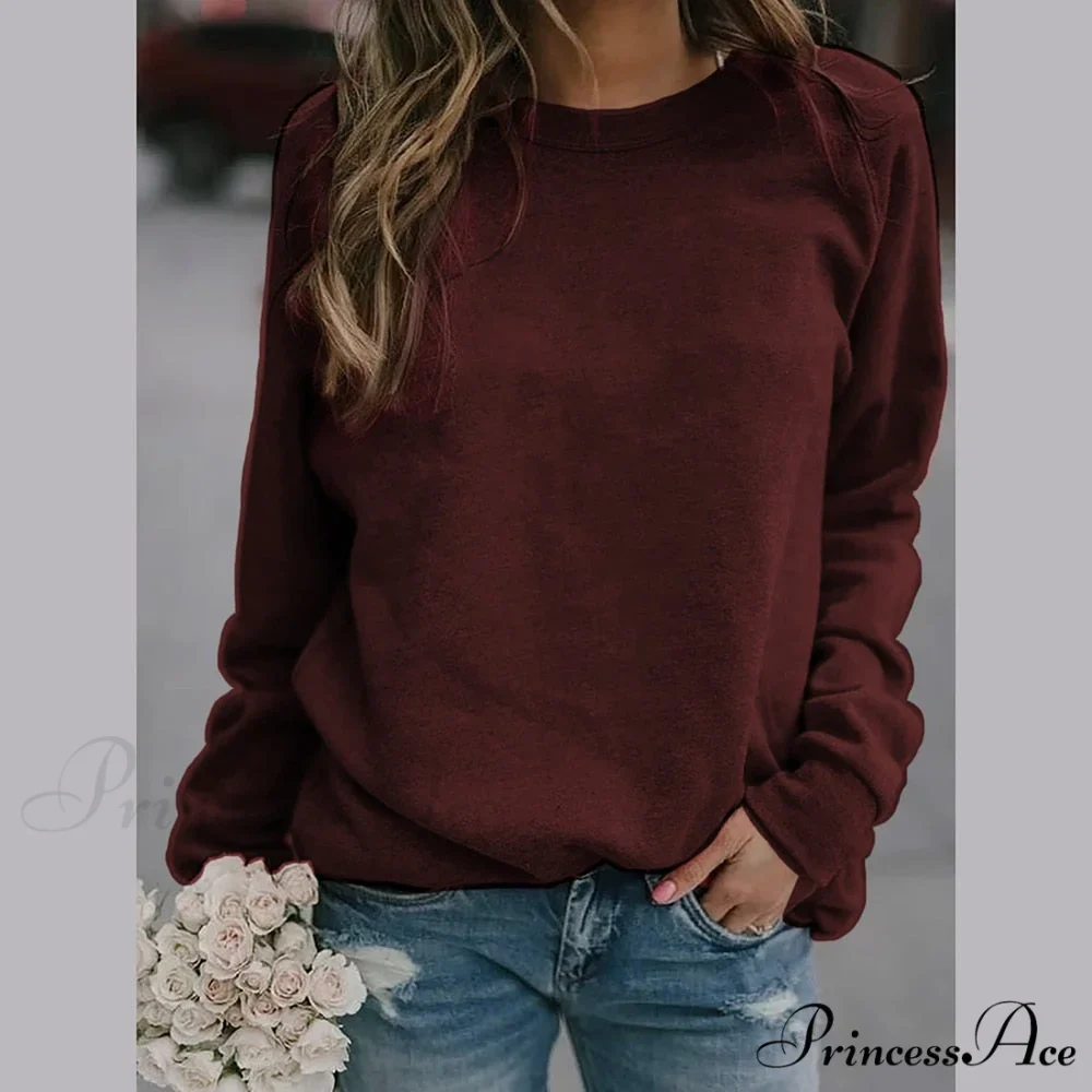 Long Sleeve O Neck T-Shirt - Image 10