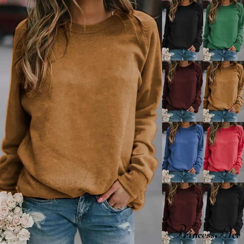 Long Sleeve O Neck T-Shirt - Image 6