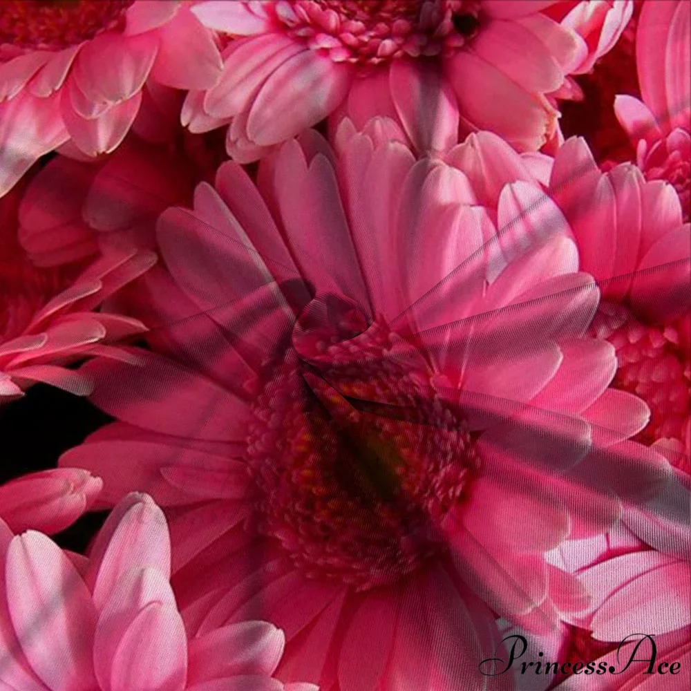 Pink Chrysanthemum Graphics 3D Printed T-shirt - Image 6