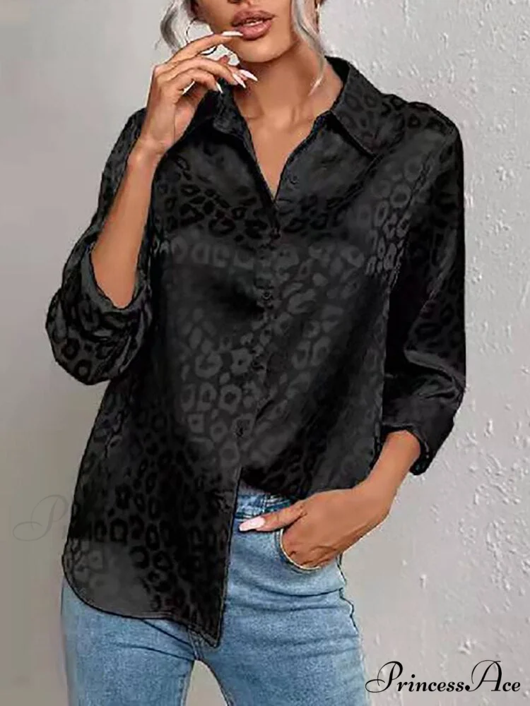 Leopard Print Luxury Blouse - Image 5