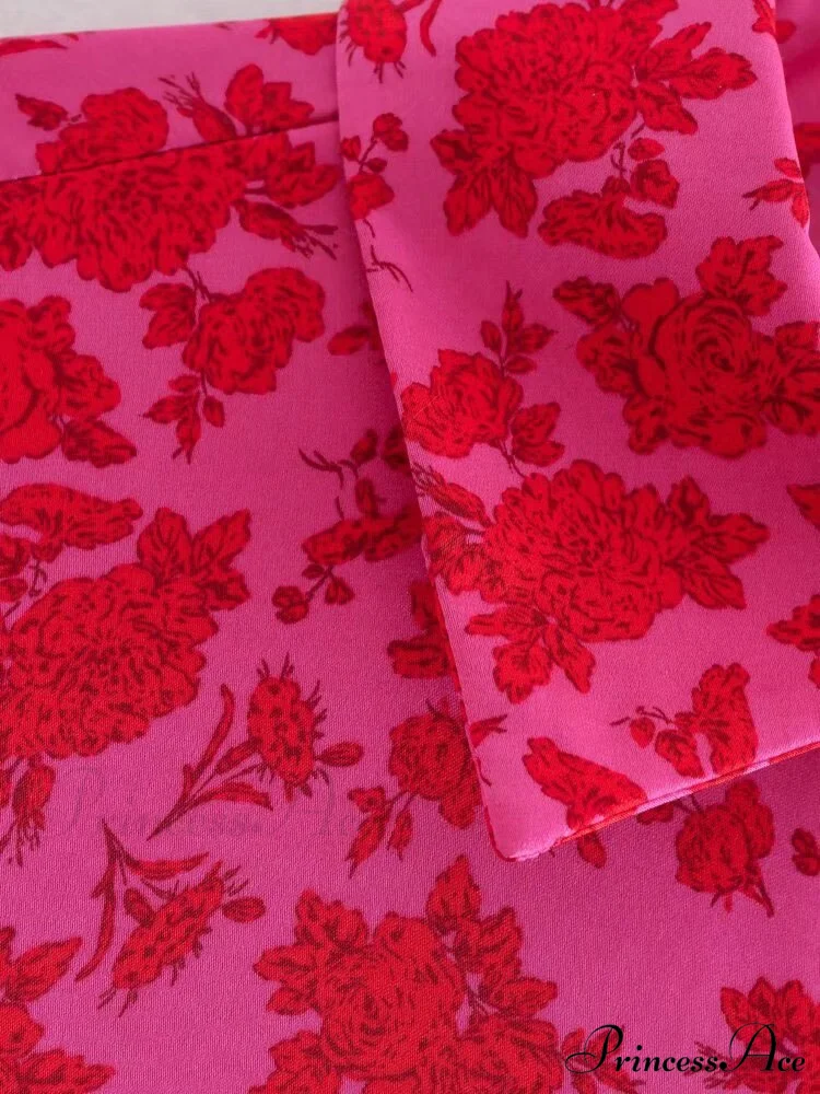 Chic Lady Long Sleeve Floral Print Blouses - Image 6
