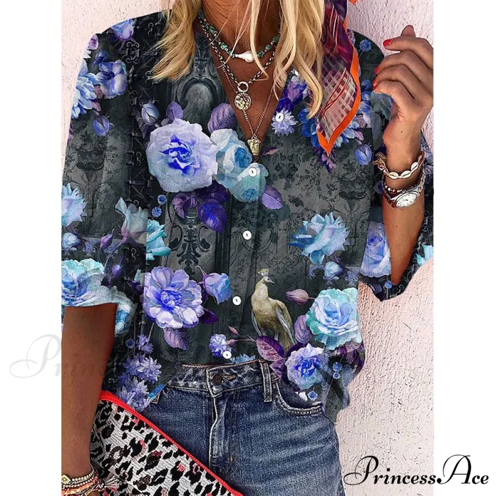 Loose Leopard Print Blouses - Image 10