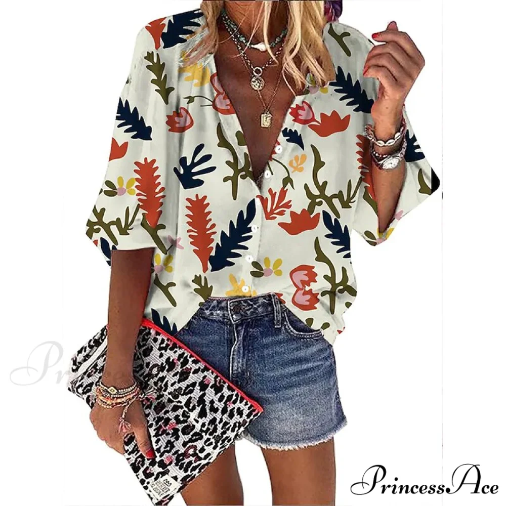 Loose Leopard Print Blouses - Image 11