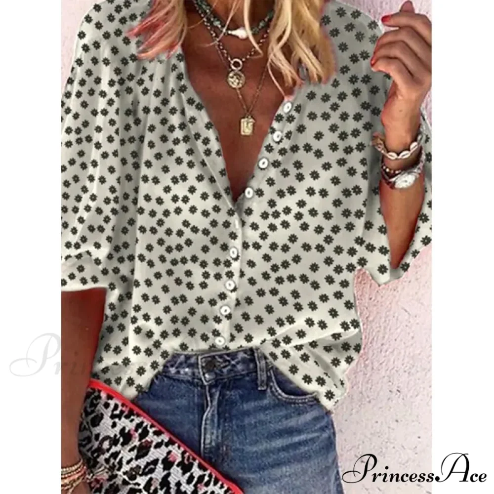 Loose Leopard Print Blouses - Image 12