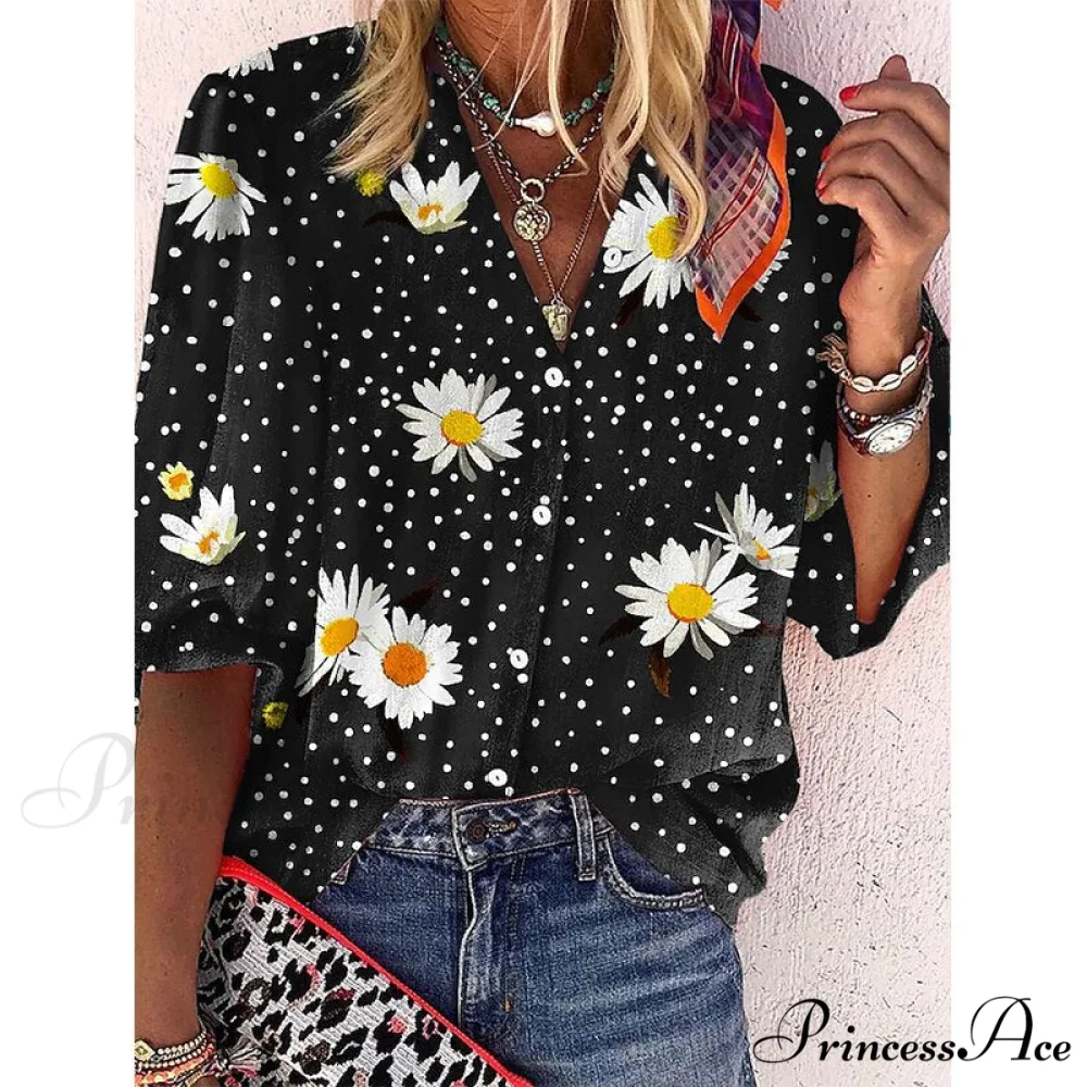 Loose Leopard Print Blouses - Image 13