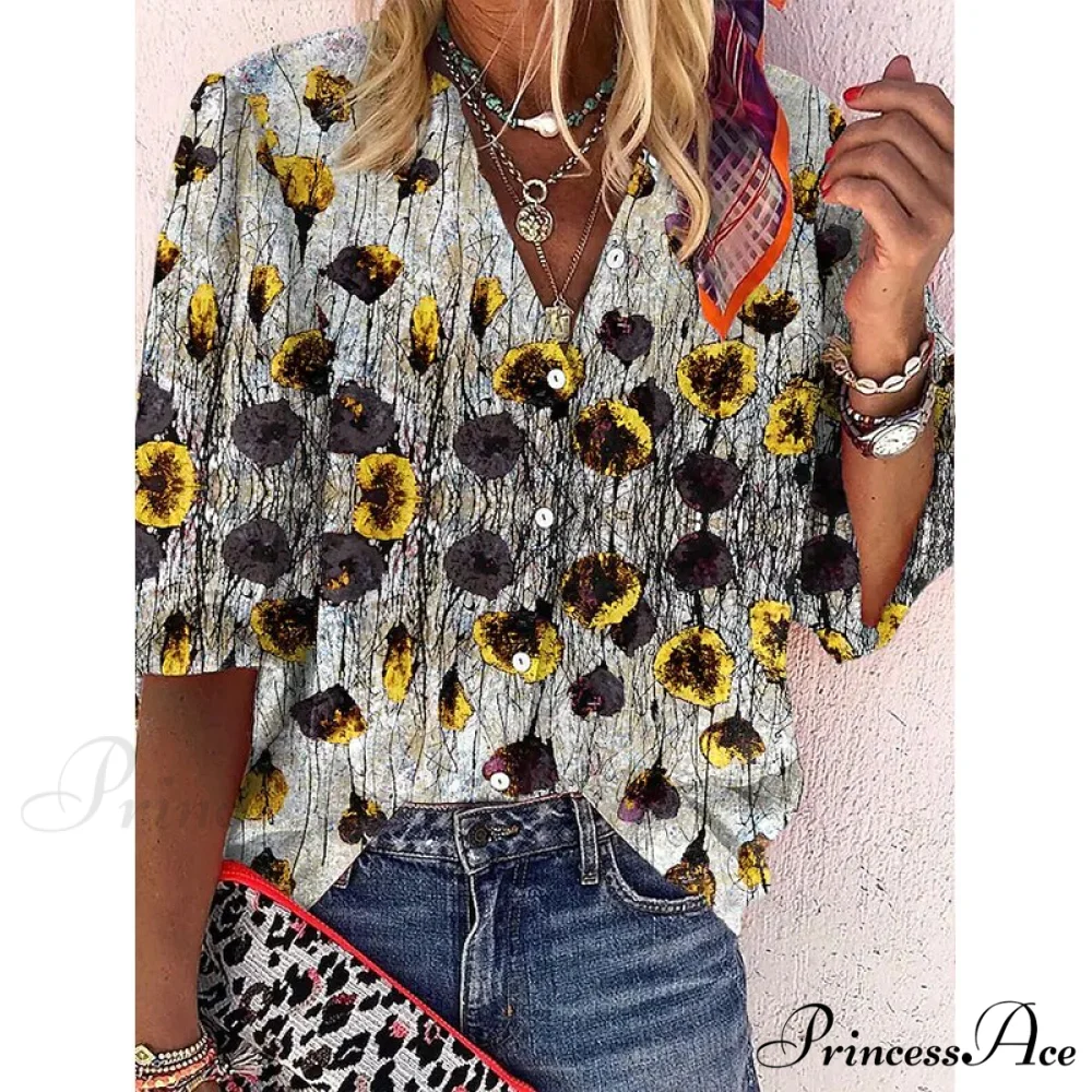 Loose Leopard Print Blouses - Image 8