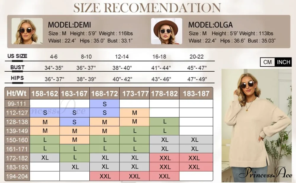 Women's Crew Neck Lantern Sleeves Side Slit Ribbed Sweater - Image 5