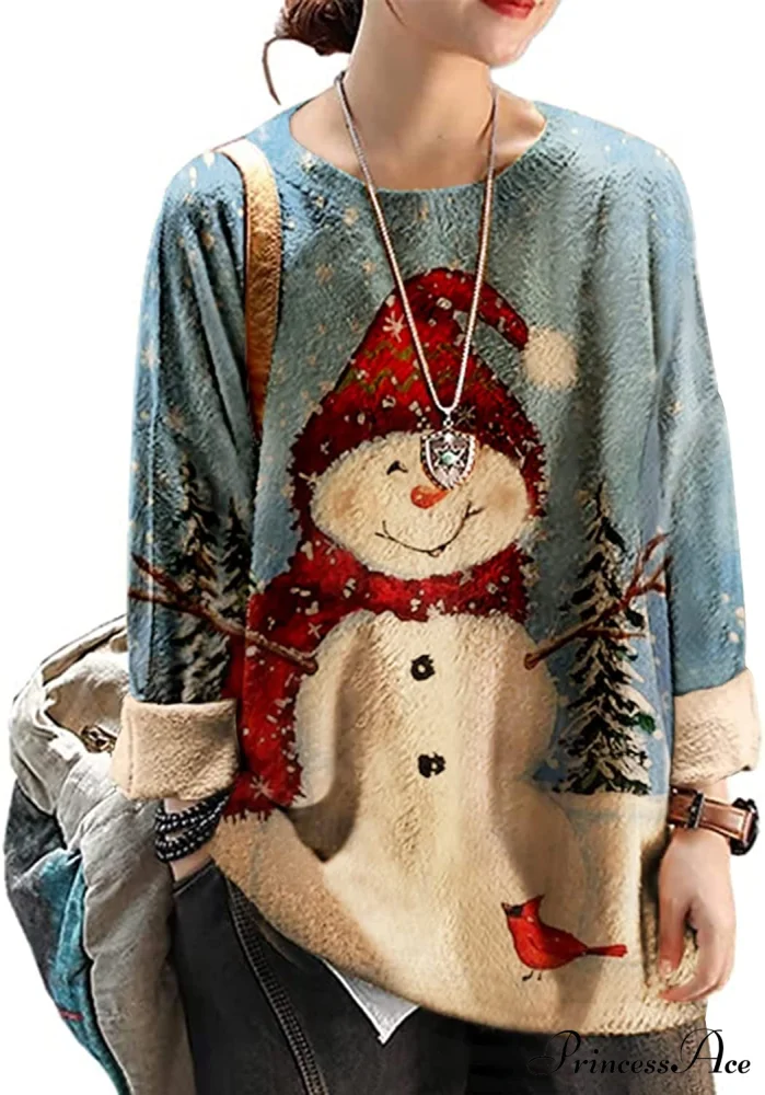 Women Oversized Pullover Casual Loose Long Sleeve Knit Sweater - Image 8
