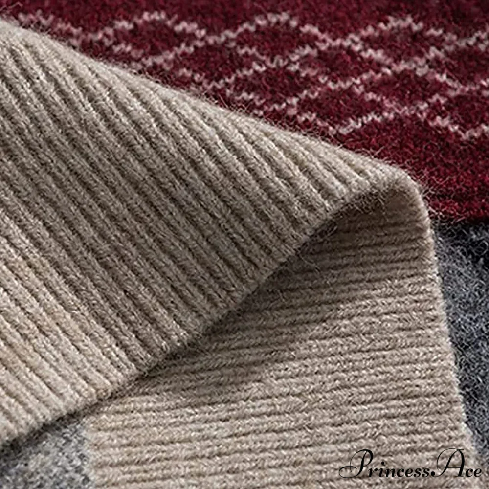 Ladies Autumn/Winter Retro Striped Sweater - Image 8
