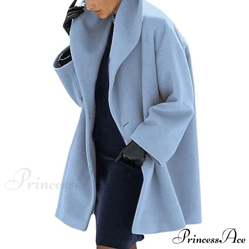 Casual Woolen long Overcoat - Image 10