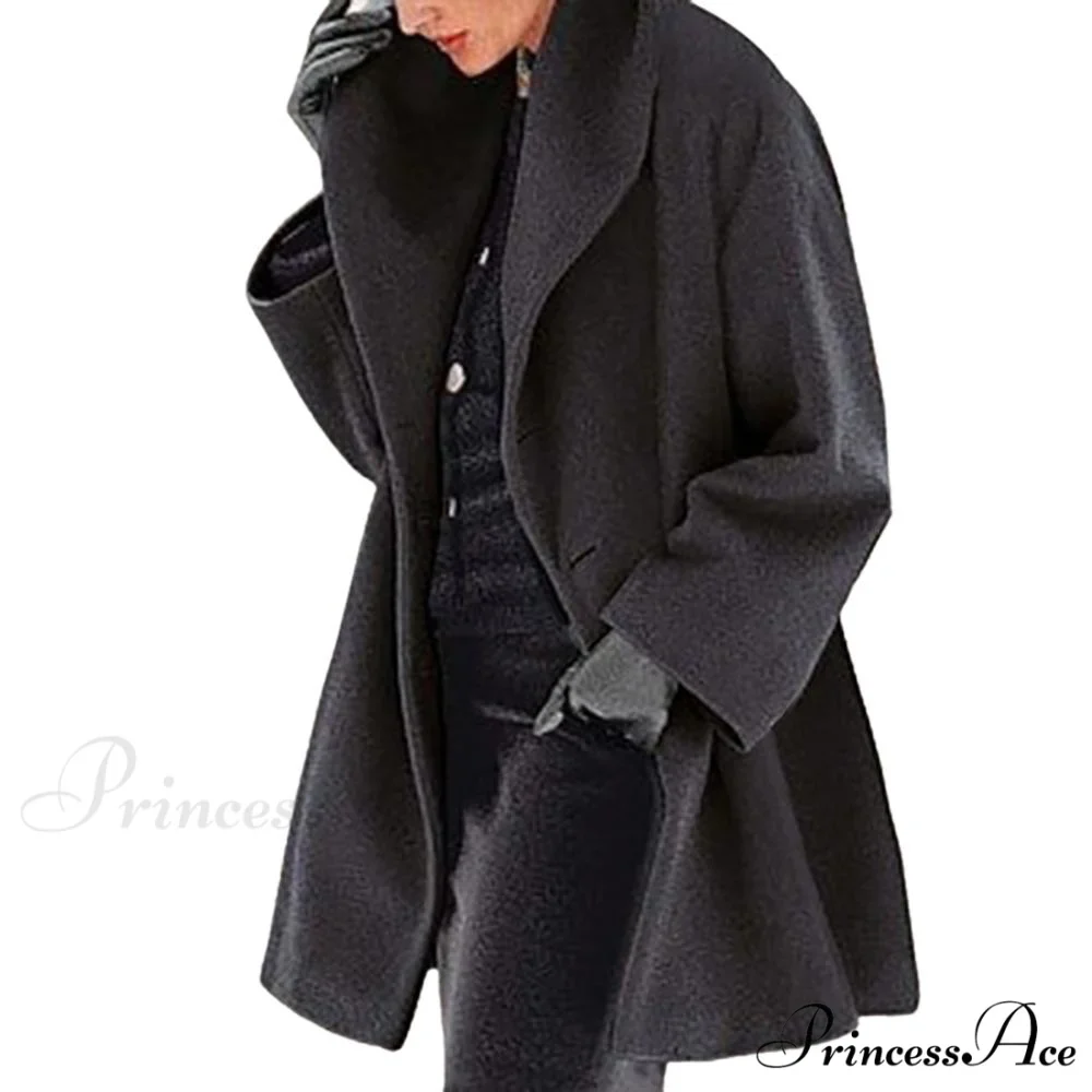 Casual Woolen long Overcoat - Image 14