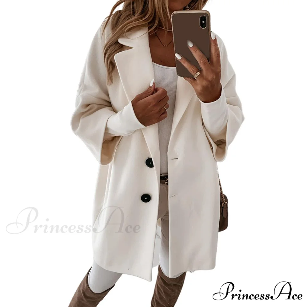 Casual Woolen long Overcoat - Image 7