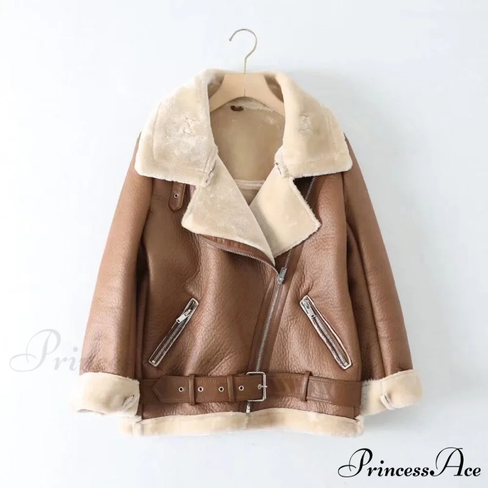 New Faux Leather Double Sided Coat - Image 13